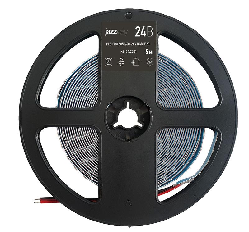 Рекомендуем купить Лента светодиодная PLS PRO 5050/60 RGB разноцвет. 24В IP20 (уп.5м) Pro JazzWay 5033979