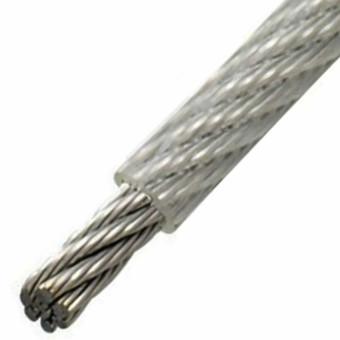 Рекомендуем купить Трос ART 814593 (DIN 3055) Ø 2мм/3мм в ПВХ оплетке, конструкция 7х7, нерж. сталь А4
