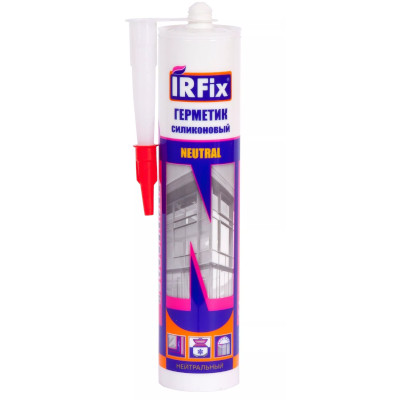 Рекомендуем купить Герметик IRFix силиконовый нейтральный "Белый", 310 мл