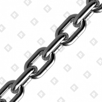 Цепь короткозвенная DIN 766 Ø10x28, нерж. сталь A2 - №1
