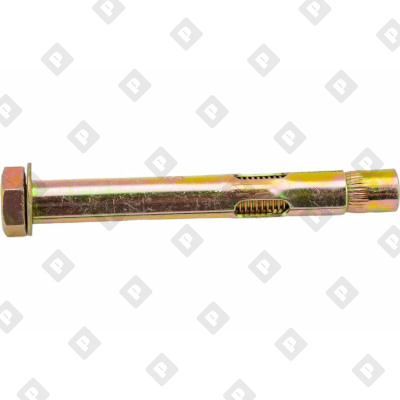 Анкерный болт М10 12х120 с болтом, жёлтый цинк - №1