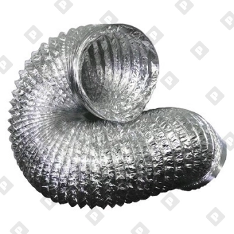 Гибкий воздуховод неизолированный Ø457 мм, алюминиевая фольга - №1