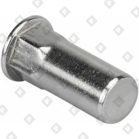 Заклепка М5x19 закрытая полушетигранная с внутренней резьбой и цилиндрическим бортом, оц. сталь - №1