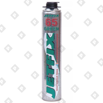 Всесезонная профессиональная монтажная пена JETFIX 65 Green, 800 мл - №1