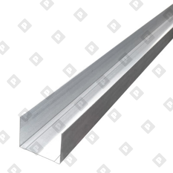 Потолочный направляющий профиль ППН 28x27x0.35 мм (3 м) для ГКЛ, оц. сталь - №1