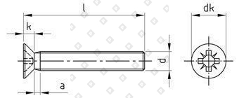 DIN 965 A4 M 3X30 Z - №4