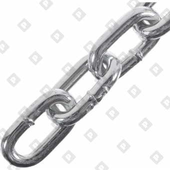 Цепь короткозвенная DIN 766 Ø14 мм, оц. сталь - №3
