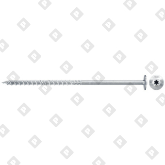Шуруп конструкционный fischer FPF-WT 10x220 ZPP 50 с тарельчатой головкой и шлицем TX, оц. сталь - №1