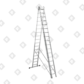 Лестница универсальная Biber 98217 3-х секционная 17 ступеней - №2