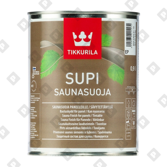 Защитный состав для саун Tikkurila Supi Saunasuoja полуматовый (0,9 л) - №1
