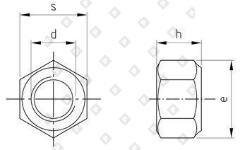 М14х1,5 DIN 985 нерж. сталь A4 - №5