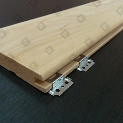 Кляймер №5 (с гвоздями) для доски толщиной 18 - 22 мм, оц. сталь - №2