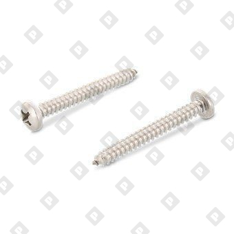 Саморез DIN 7981 3,5х13 с острым концом, полусферической головкой и крестовым шлицем, нерж. сталь А2 - №1