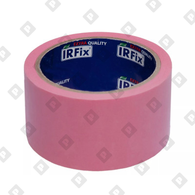 Малярная лента для деликатных поверхностей IRFix Extra "Розовая", 50 мм x 25 м - №1