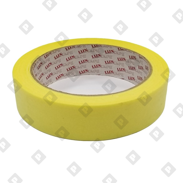 Лента малярная LUXTAPE 0,019х25 м жёлтая - №1