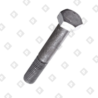 Болт ГОСТ Р ИСО 4014 M16x50 с шестигранной головкой и неполной резьбой, кл. пр. 8.8, оц. сталь - №3