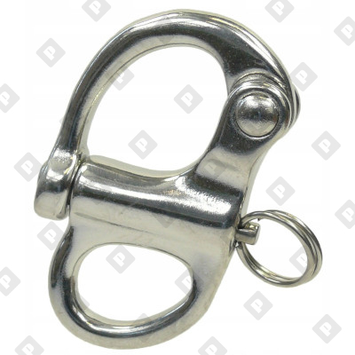 Карабин отцепной «пеликан» с мочкой ART 8288 52 мм, нерж. сталь A4 - №1