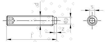 DIN 915 A2 M 12X55 - №4