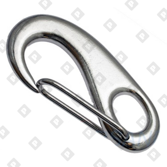 Карабин ART 8251 Ø50мм, нерж. сталь А4  - №1