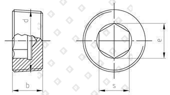 DIN 906 A4 R 1" согласно DIN 3858 - №4