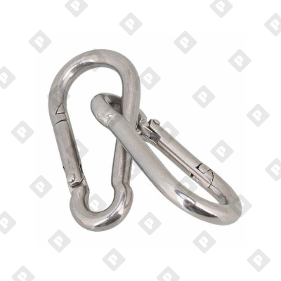 Карабин пожарный DIN 5299С 7x70, оц. сталь - №3