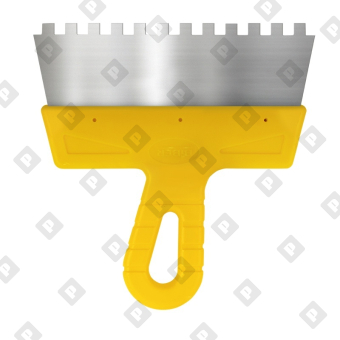 Шпатель фасадный Biber 35184 МАСТЕР 200 мм зуб 8х8  мм - №1