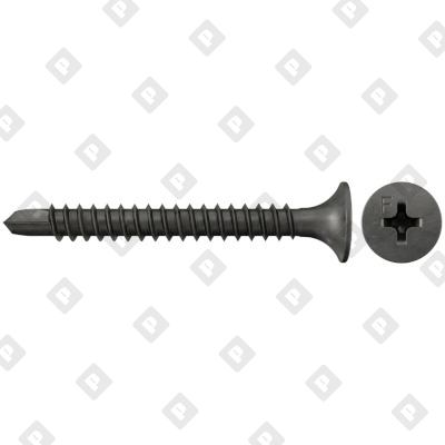 Шуруп для гипсокартона Fischer FSN-TPB 3,5X35 F 1000 с мелкой резьбой и сверлом - №1