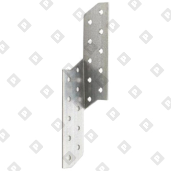 Держатель балки DB 40x210x40x2 мм левый, оц. сталь - №1