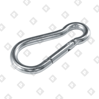 Карабин пожарный DIN 5299С 7x70, оц. сталь - №1