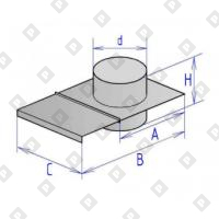 Шибер круглого сечения - №1